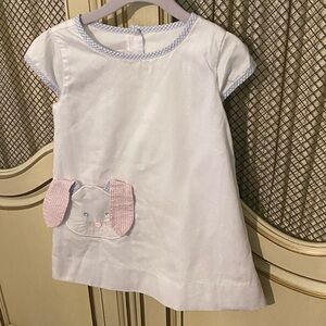 Adorable 3T Lullaby Set Bunny pocket dress